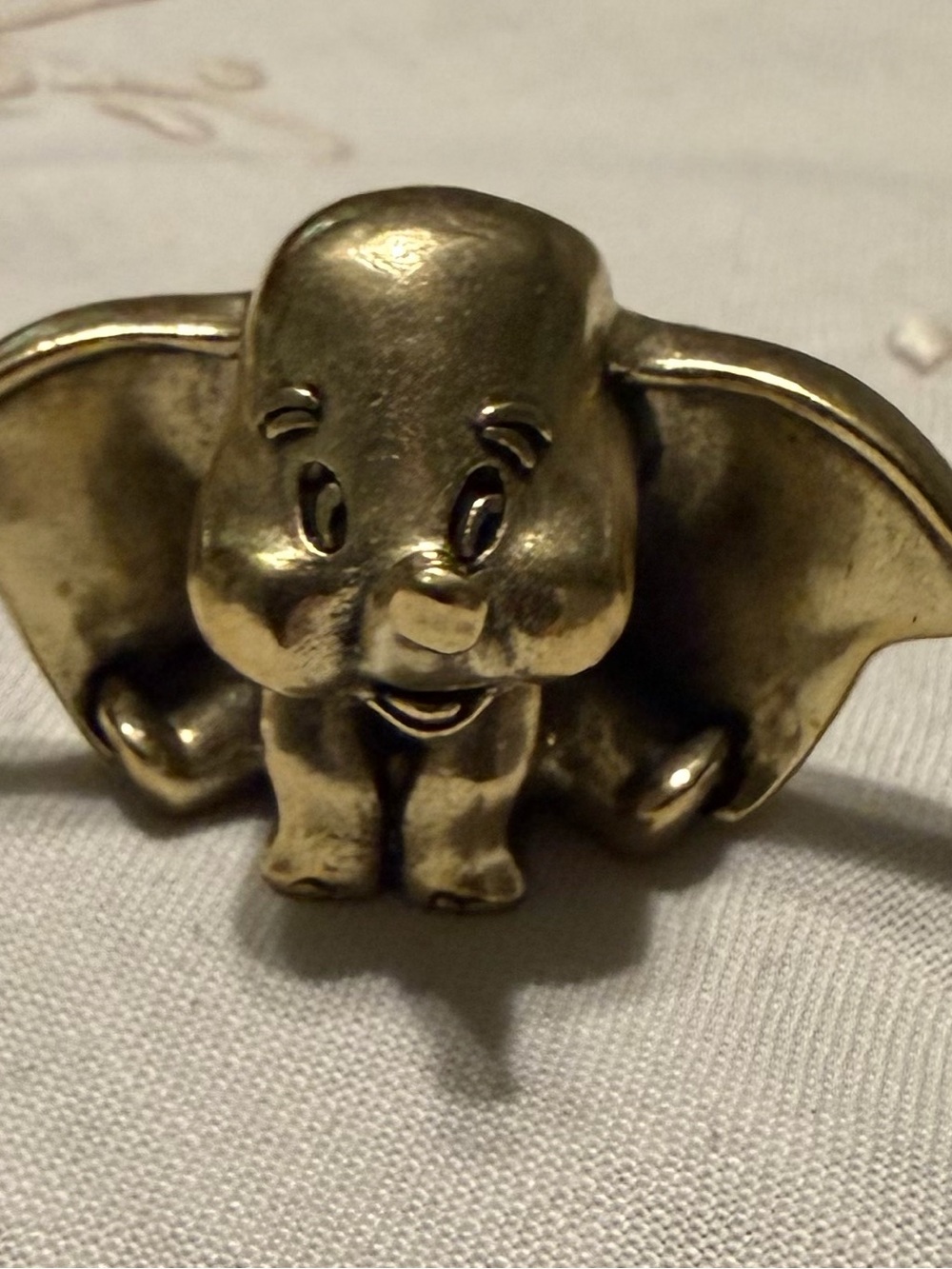 Miniature Brass Dumbo Figurine #467